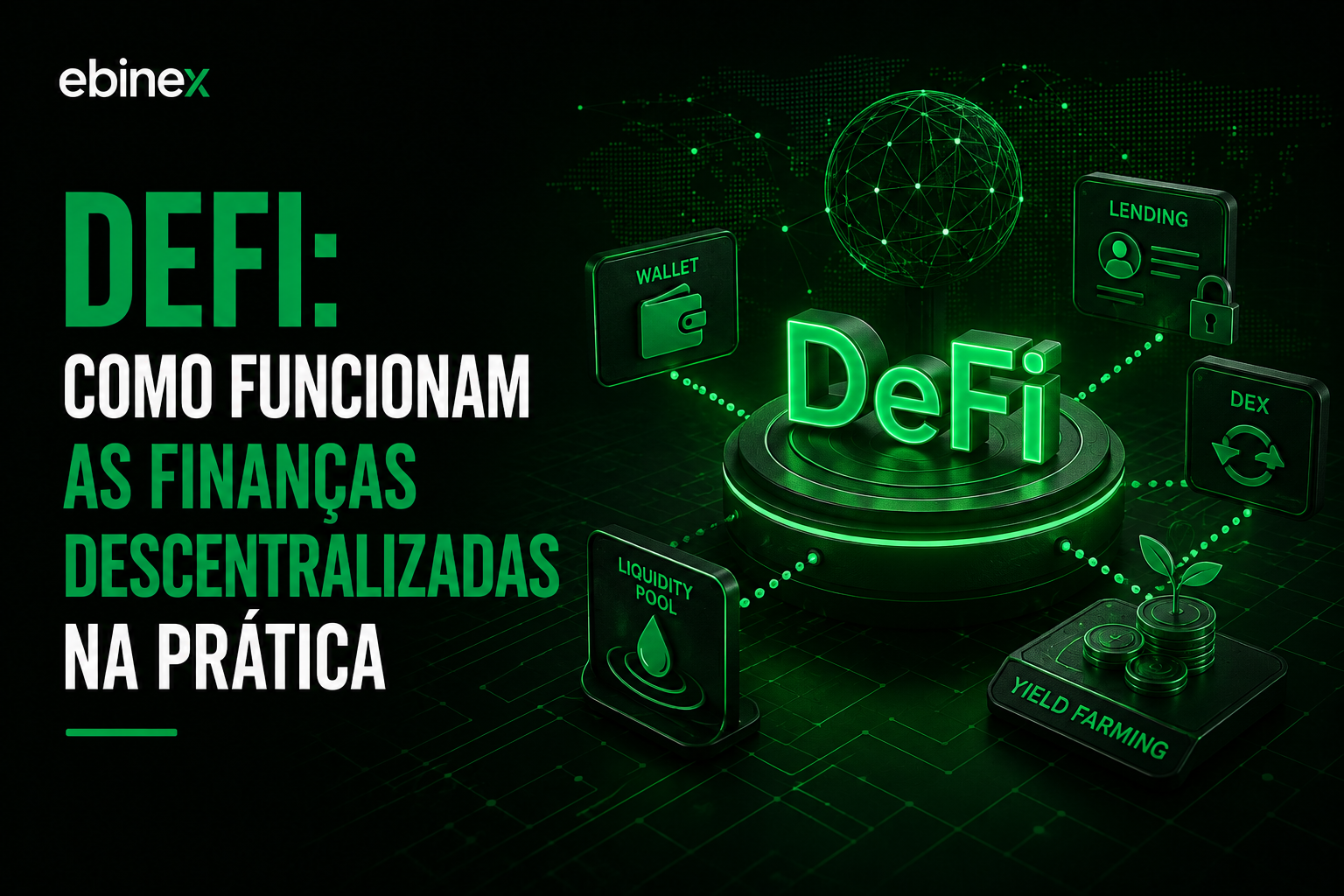 O que é DeFi, como funcionam protocolos de empréstimo e liquidez, e os riscos reais por trás do rendimento