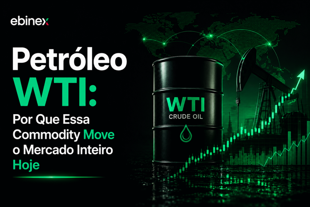 Entenda o que é o petróleo WTI, por que seu preço oscila tanto e como ele se diferencia do Brent no trading.