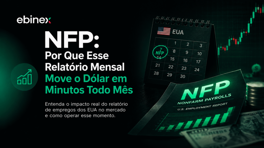 O NFP de julho 2026 surpreendeu o mercado. Veja o que é esse indicador e por que ele move o dólar tão rápido.