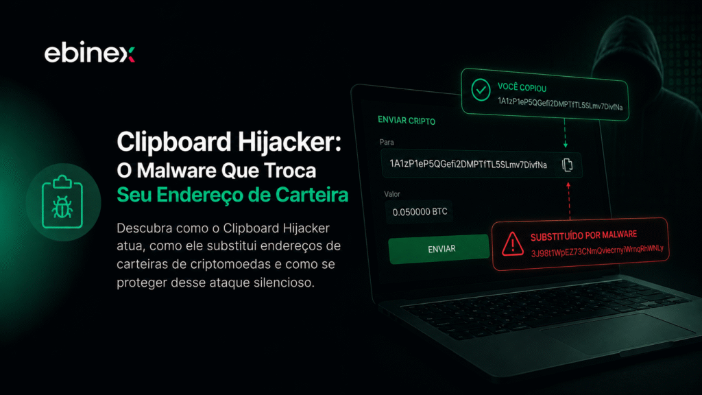 Clipboard Hijacker: O Malware Que Troca Seu Endereço de Carteira