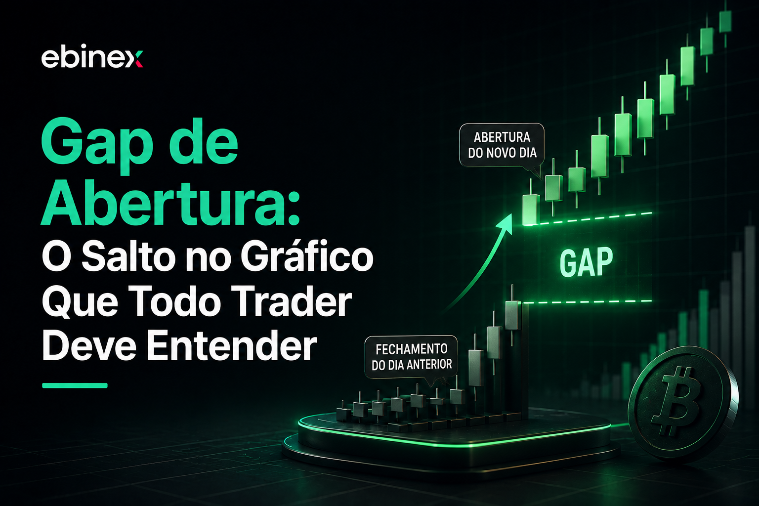 Entenda o que é gap de abertura, os tipos que existem e como o trader pode usar esse movimento a seu favor.