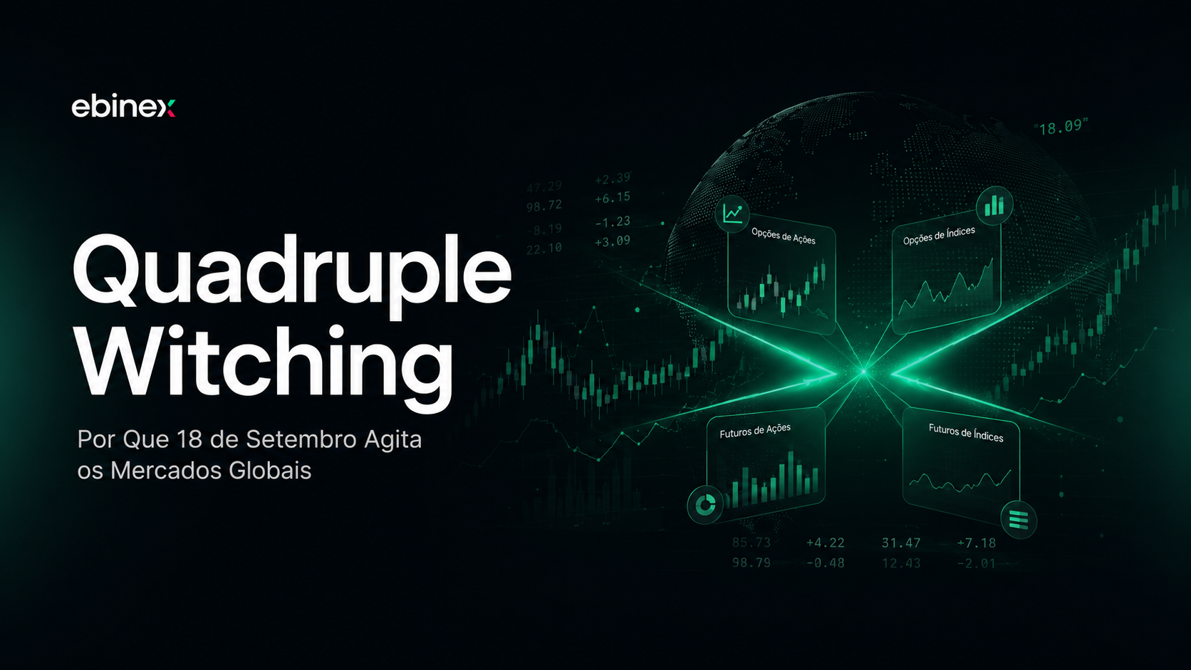 Quadruple witching: entenda por que 18 de setembro concentra volume e volatilidade nos mercados globais.